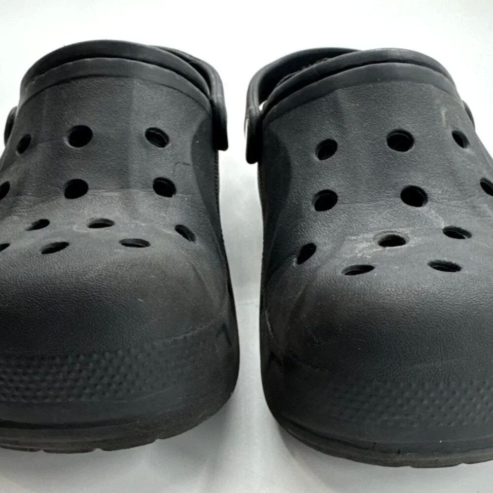 Crocs Dual Comfort Fleece Lined Crocs Womens 7 Blue Clogs Mens 5 Casual - Picture 12 of 12